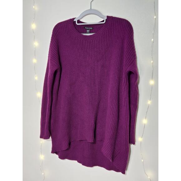 EILEEN FISHER Women's Recycled Cashmere Wool Sweater XS Jam Oversized Heavy - Picture 7 of 14